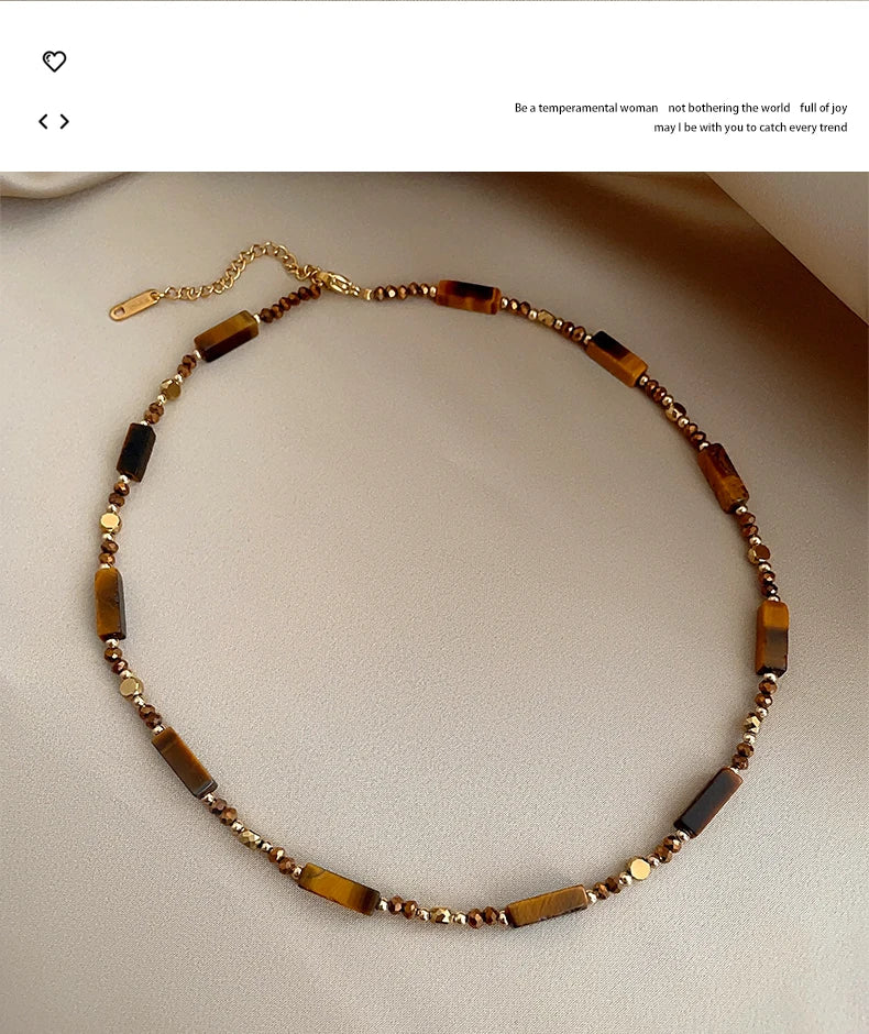 Taoya Natural Stone Elegance Necklace