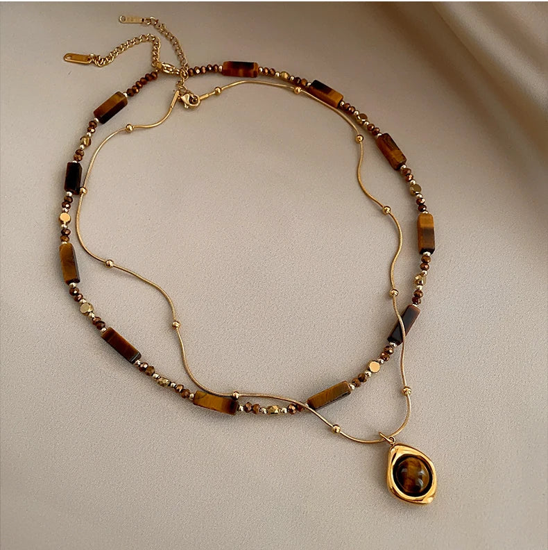 Taoya Natural Stone Elegance Necklace