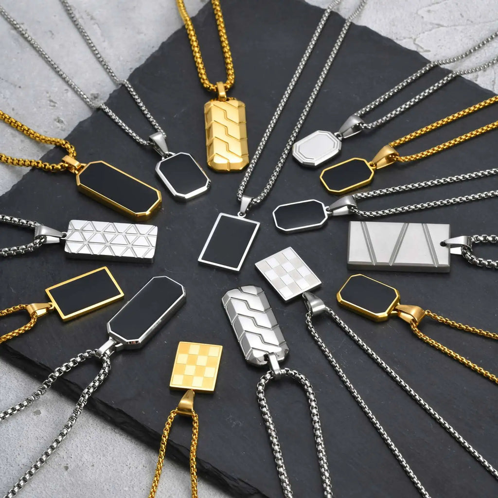 GeoChic Pendant Necklace