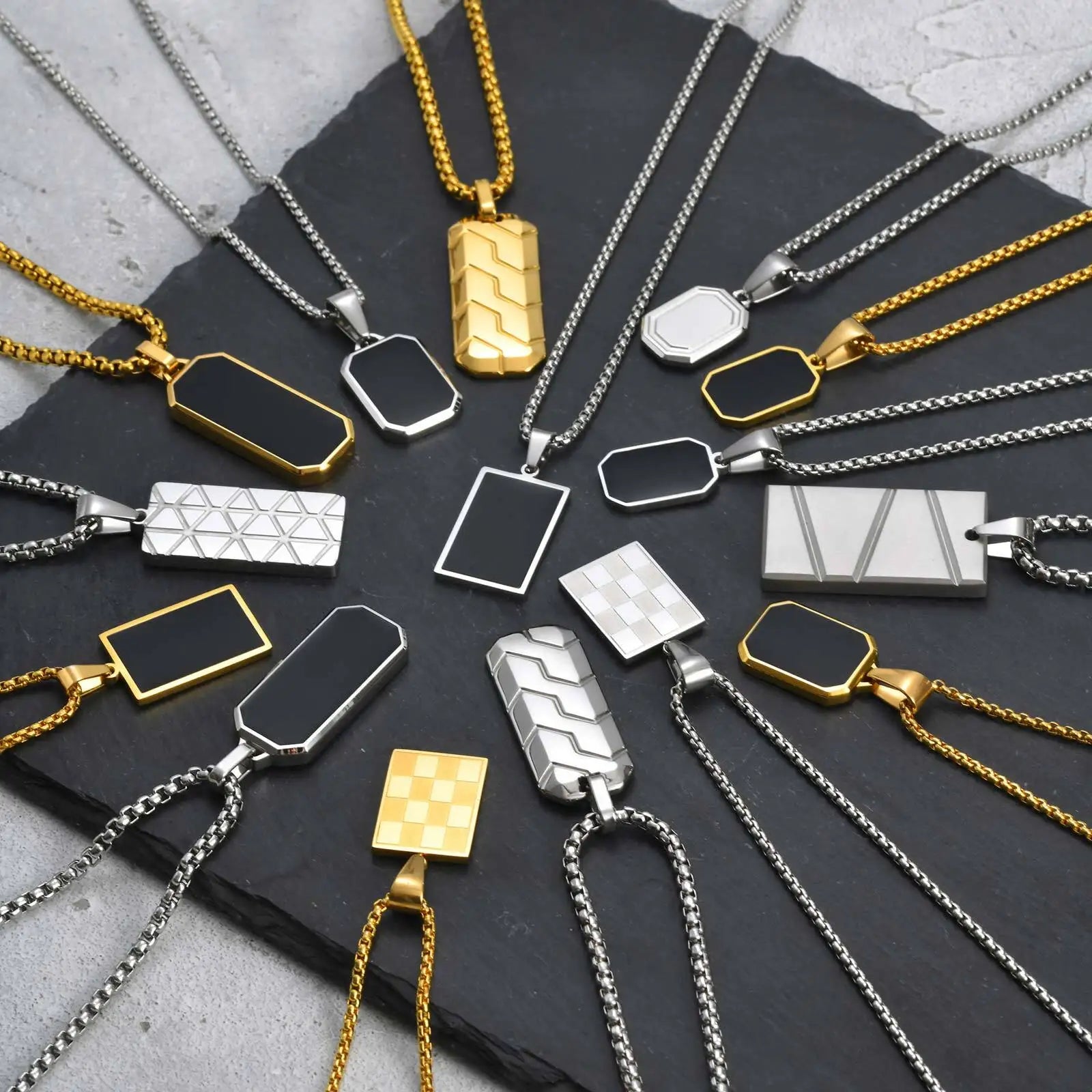 GeoChic Pendant Necklace