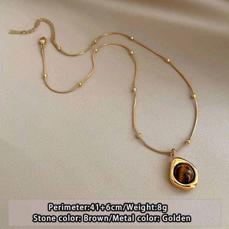 Taoya Natural Stone Elegance Necklace