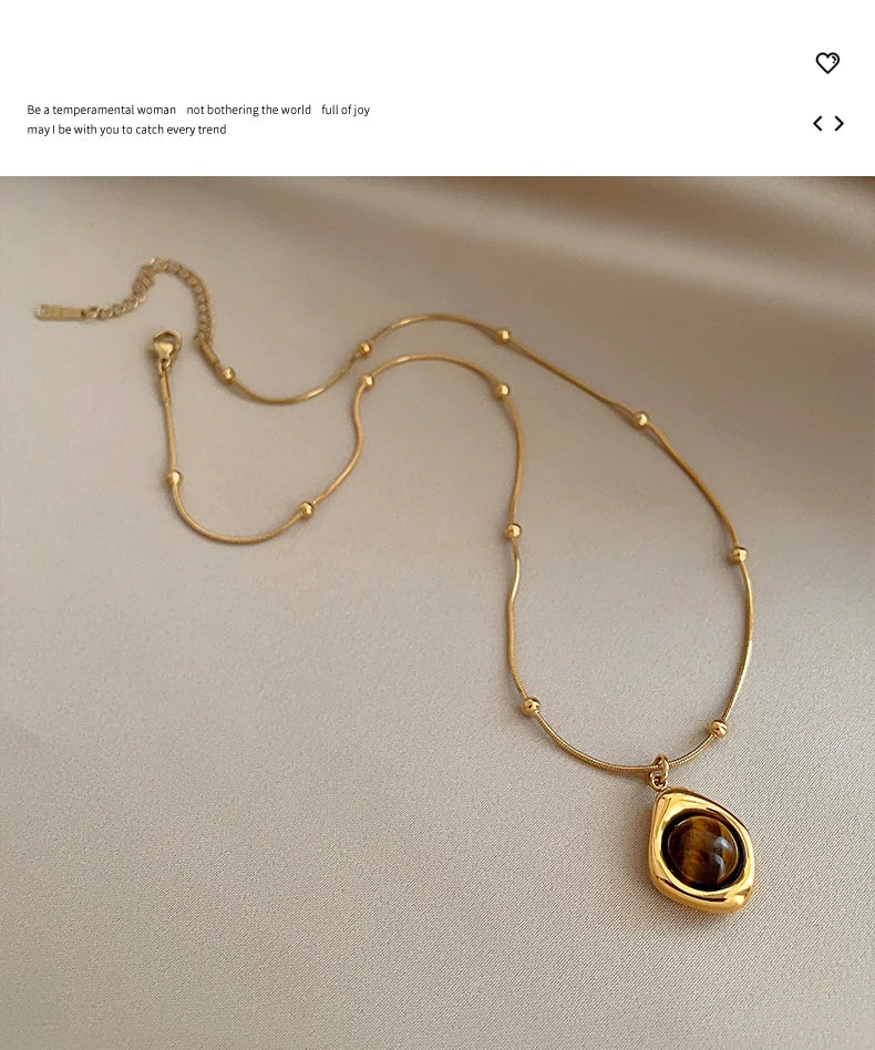 Taoya Natural Stone Elegance Necklace